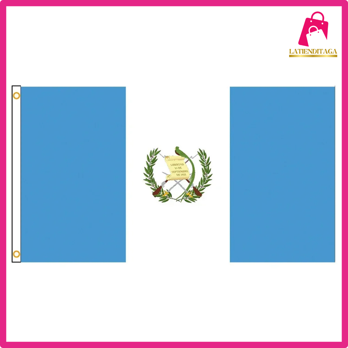 Guatemala Flag 3x5 Ft – Super Poly Polyester Football Flag Indoor/Outdoor