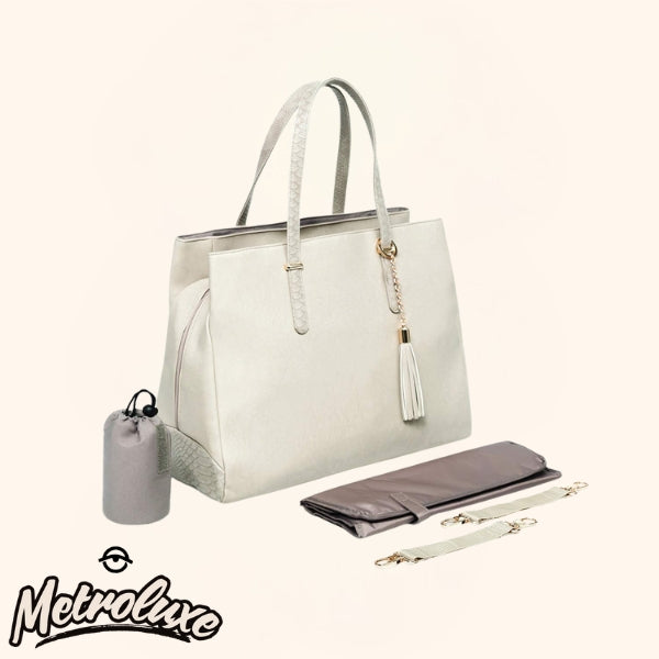 Baby Sense Melaine - Bolso cambiador elegante, espacioso, multifuncional y práctico