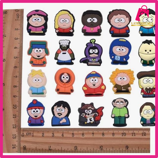 30PCS South Park Anime Croc Charms – Shoe Accessories for Boys & Girls