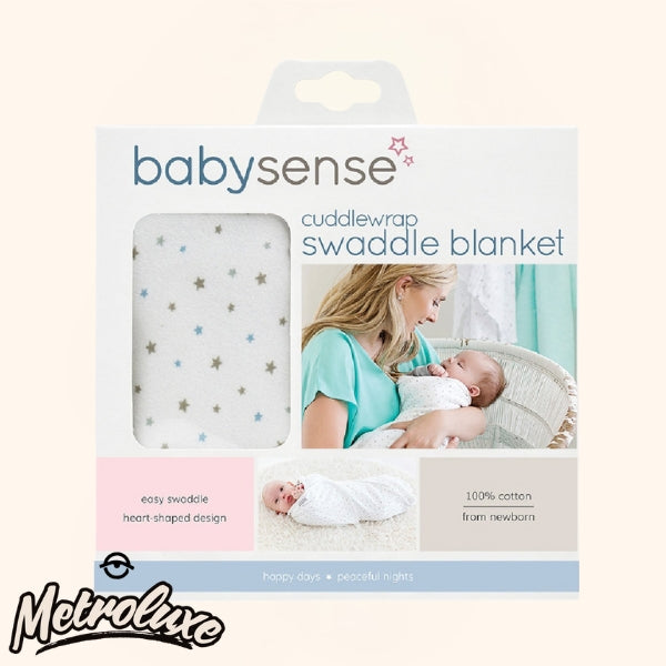 Baby Sense Cuddlewrap Azul: Máxima comodidad y seguridad para tu recién nacido