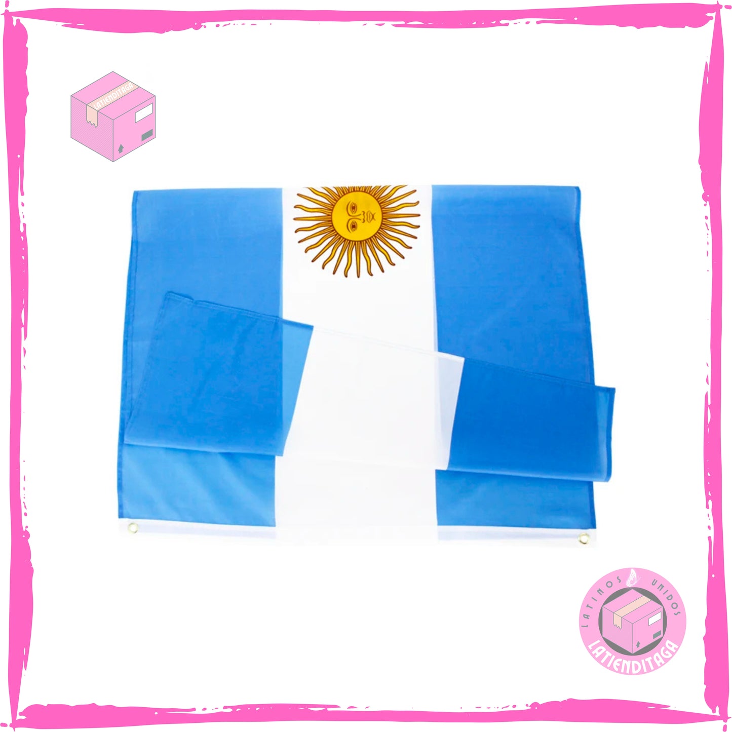 Argentina Flag 3x5 ft – Polyester Banner with Embroidery, Indoor & Outdoor