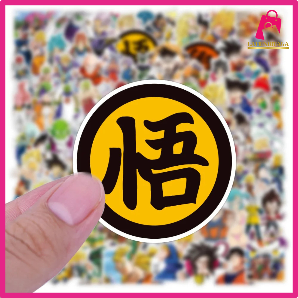 50 Uds. Drag * n Ball Son Goku pegatinas de grafiti de Anime para niños, impermeables, DIY, coche, ordenador, monopatín, pegatina de dibujos animados geniales