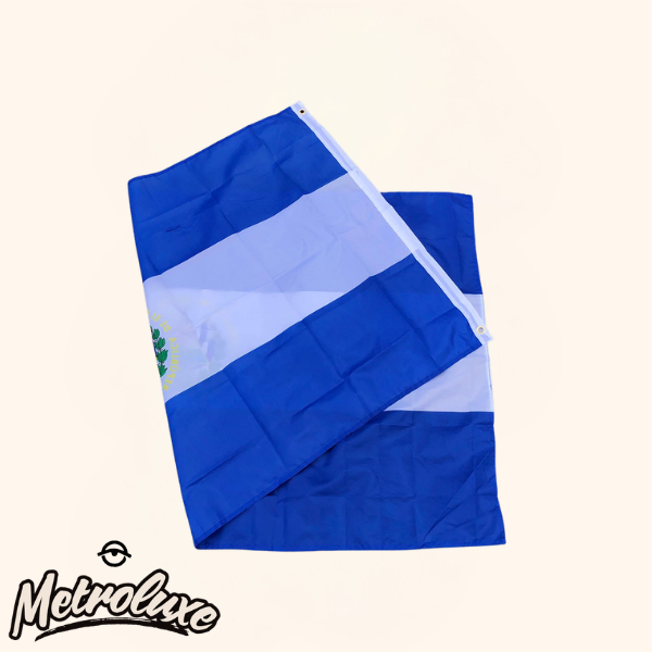 El Salvador Flag 3x5 Ft – Salvadoran National Polyester Flag Banner Lightweight
