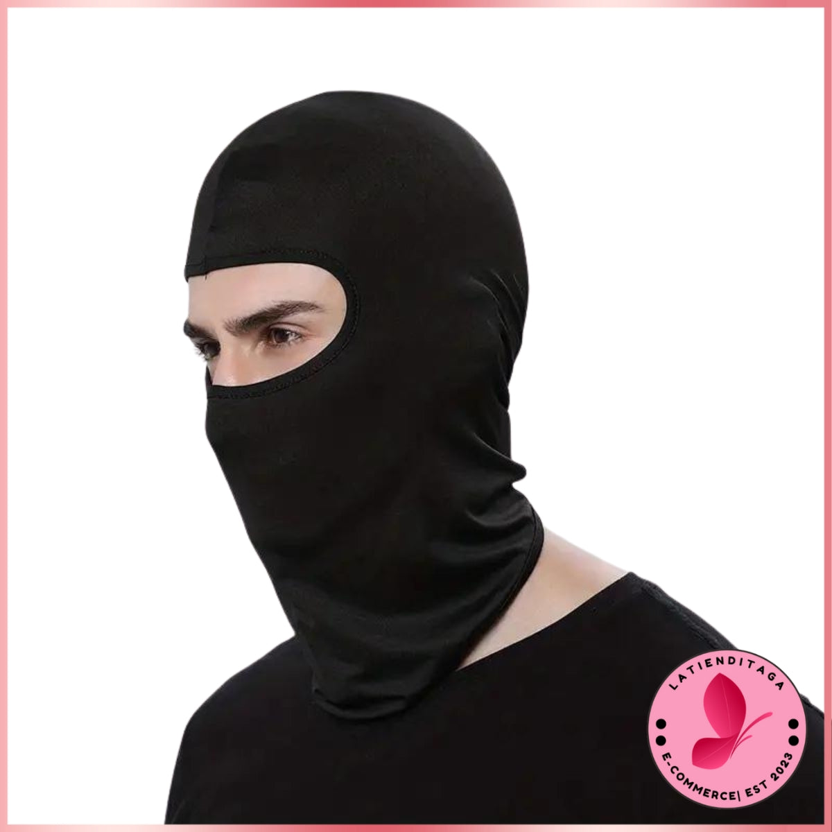 Solid Color Unisex Ski Mask – Elastic, Breathable, Windproof Balaclava