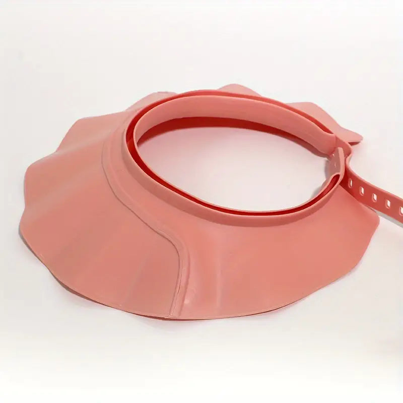 Youngsters' Adjustable Shower Cap with Eye Protection - Soft, Comfortable & Water-Resistant for Easy Hair Washing - Perfect for & Youngsters - Available in White, Pink, Blue, Shower Cap, Bathing Supplies, Bathroom Toys, TWO DADS