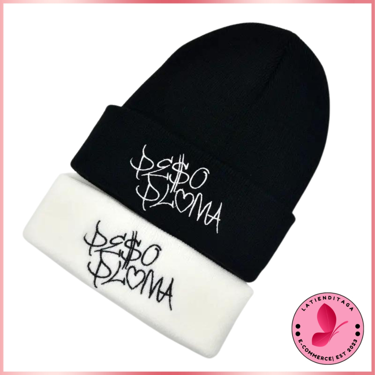 Peso Plum Unisex Beanie Hat – Warm Casual Knit Cap for Men & Women