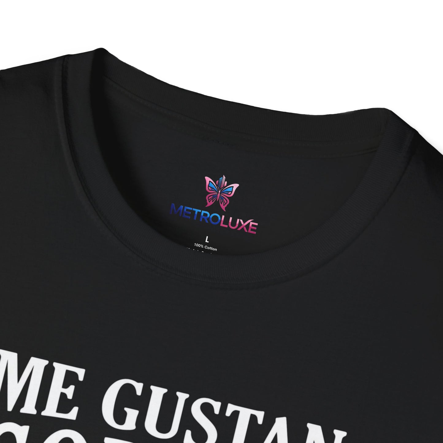 Me Gustan Gordas T-Shirt | Skull Chef Illustration, Heart and Food Graphic