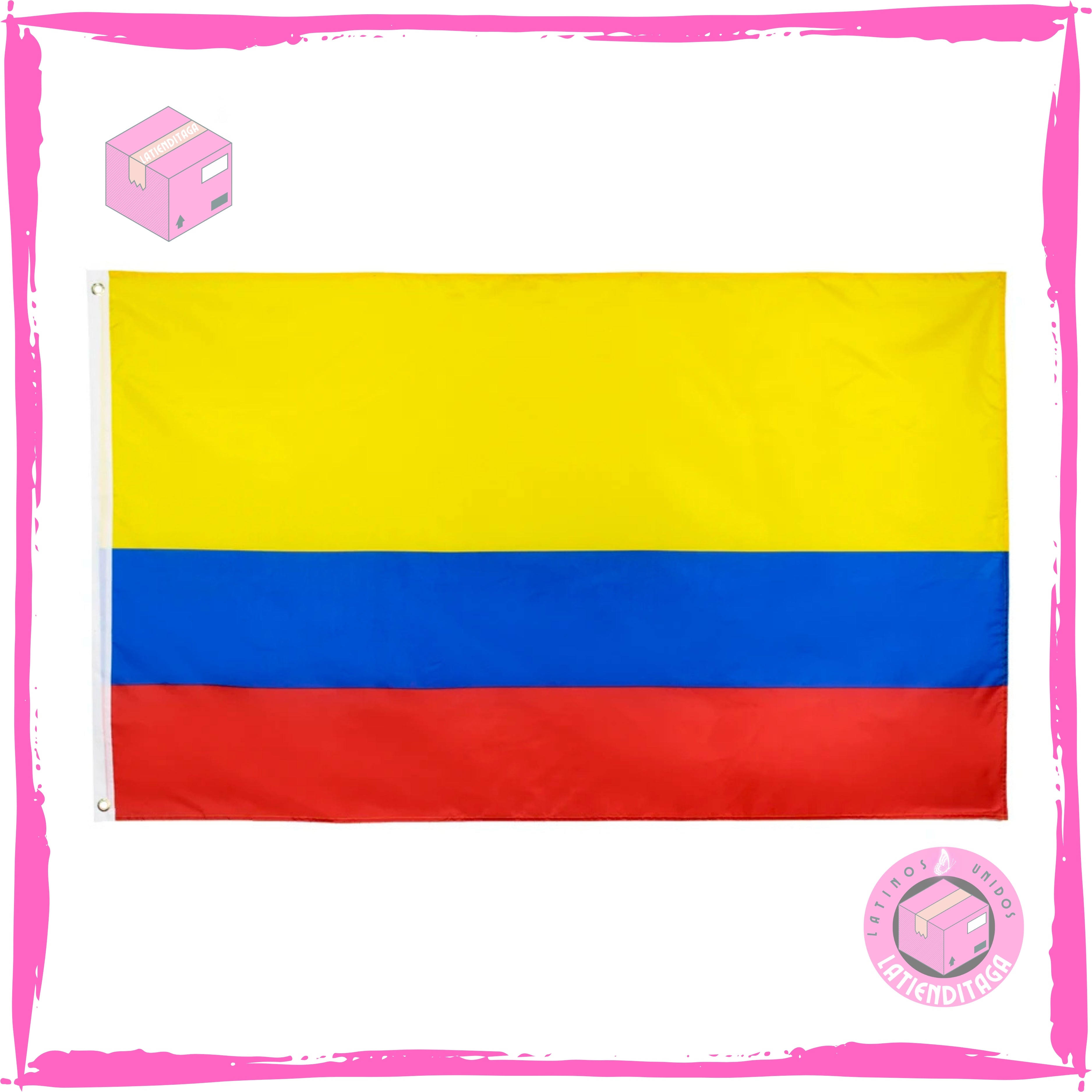 Colombia Flag 3x5 ft – High Quality Polyester Colombian Banner for Decor