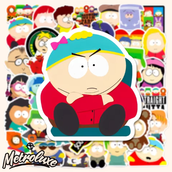 50 pegatinas aleatorias de South Park