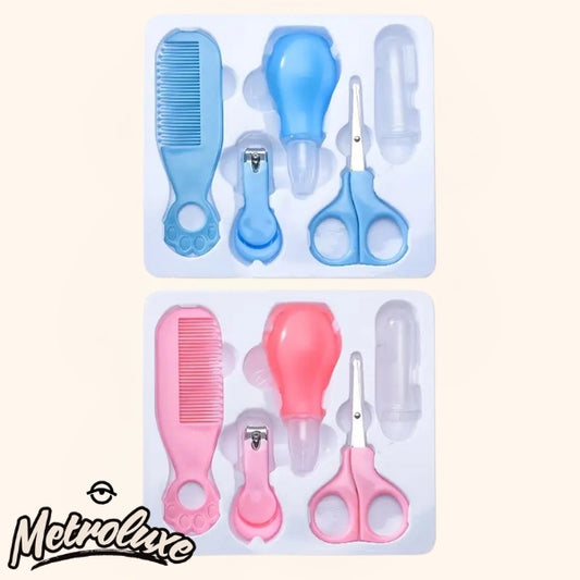 Kids Grooming Kit 5pcs – Nail Care Set for Boys & Girls – Pink or Blue