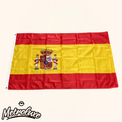 Spain Flag Banner 3x5 ft – Polyester National Flag for Indoor & Outdoor