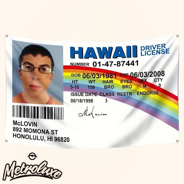 3x5 FT McLovin Flag Polyester – Driver Banner