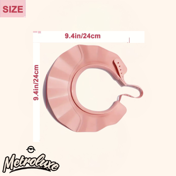 Bonnet de douche ajustable, souple et résistant à l'eau, idéal pour les tout-petits et les enfants