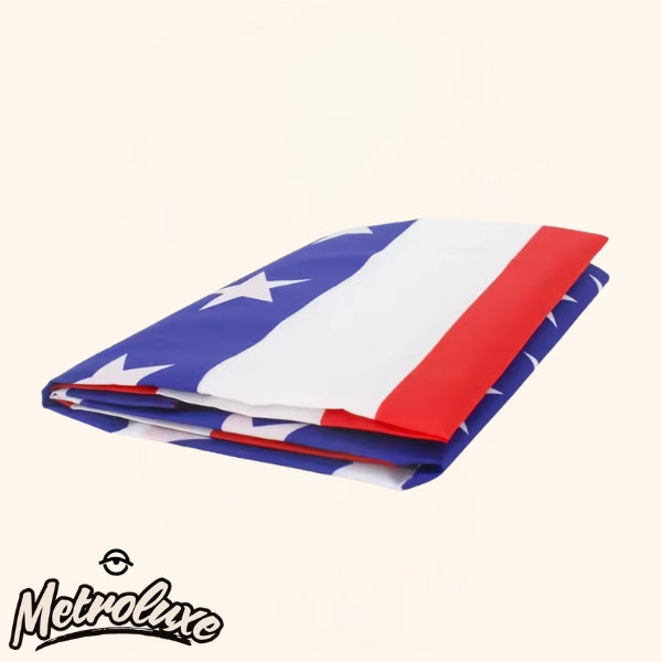 US America Flag Printed Polyester 3ft x 5ft with Grommets Banners