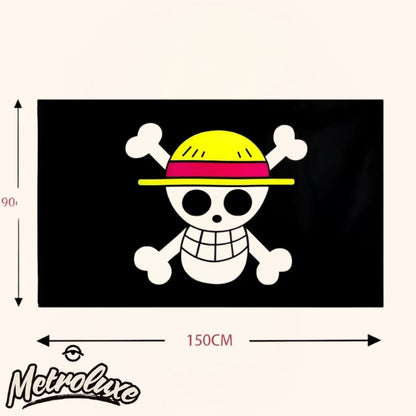 One Piece Pirate Flag – Bedroom & Living Room Decoration