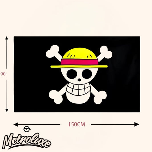 One Piece Pirate Flag – Bedroom & Living Room Decoration