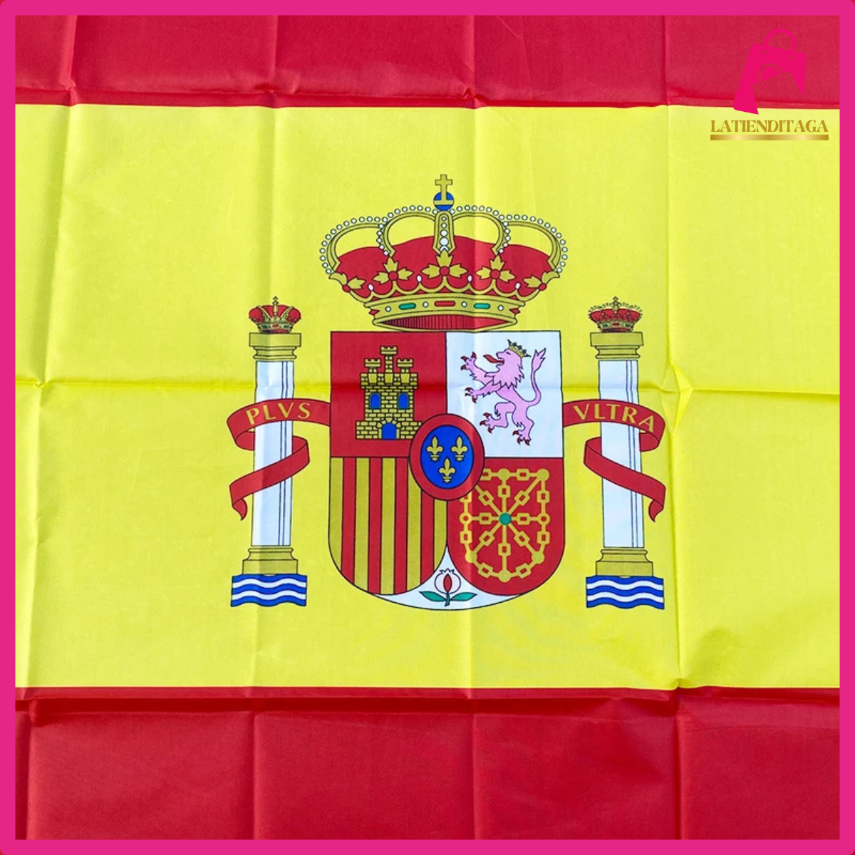 Spain Flag Banner 3x5 ft – Polyester National Flag for Indoor & Outdoor