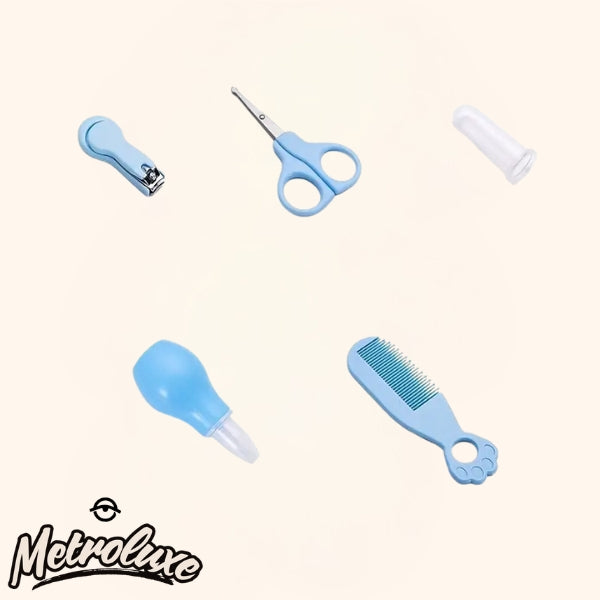Kids Grooming Kit 5pcs – Nail Care Set for Boys & Girls – Pink or Blue