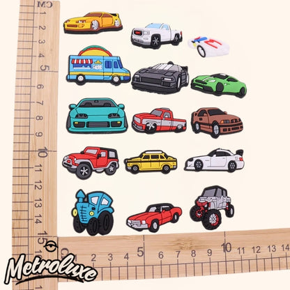 40Pcs Car Shoe Charms for Crocs – Fun & Unique Style Accessories