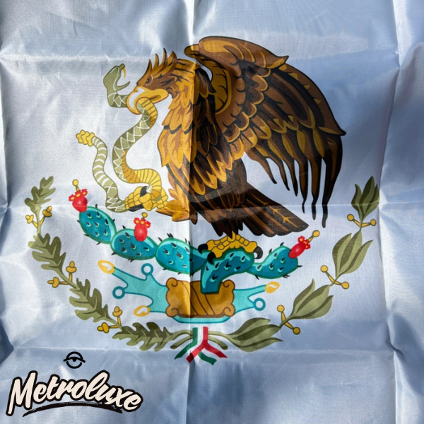 Mexico Flag 3x5 ft – Durable Polyester with Brass Grommets, Indoor/Outdoor Party Decoration Hanging