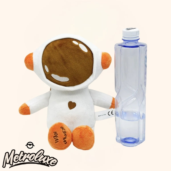 Ivan Plush Astronaut – White & Orange with Heart Detail Soft Toy