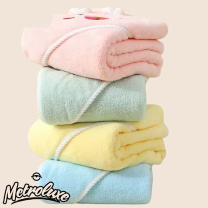 Soft Baby Swaddle Blanket – Cartoon Animal Design, Ages 0–3 Years