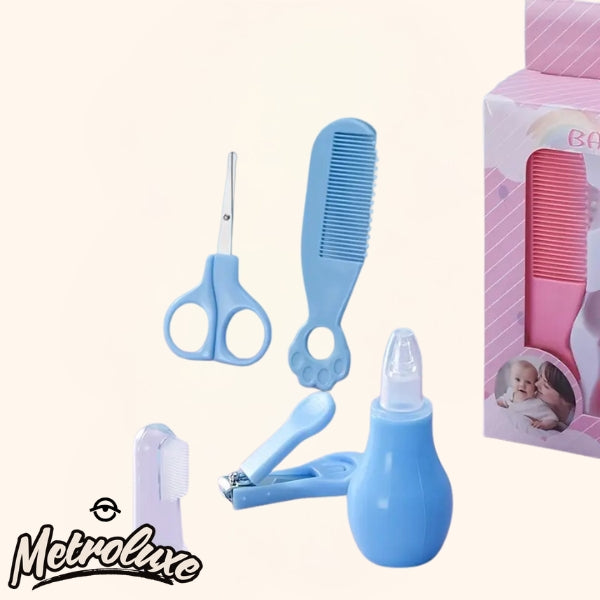 Kids Grooming Kit 5pcs – Nail Care Set for Boys & Girls – Pink or Blue
