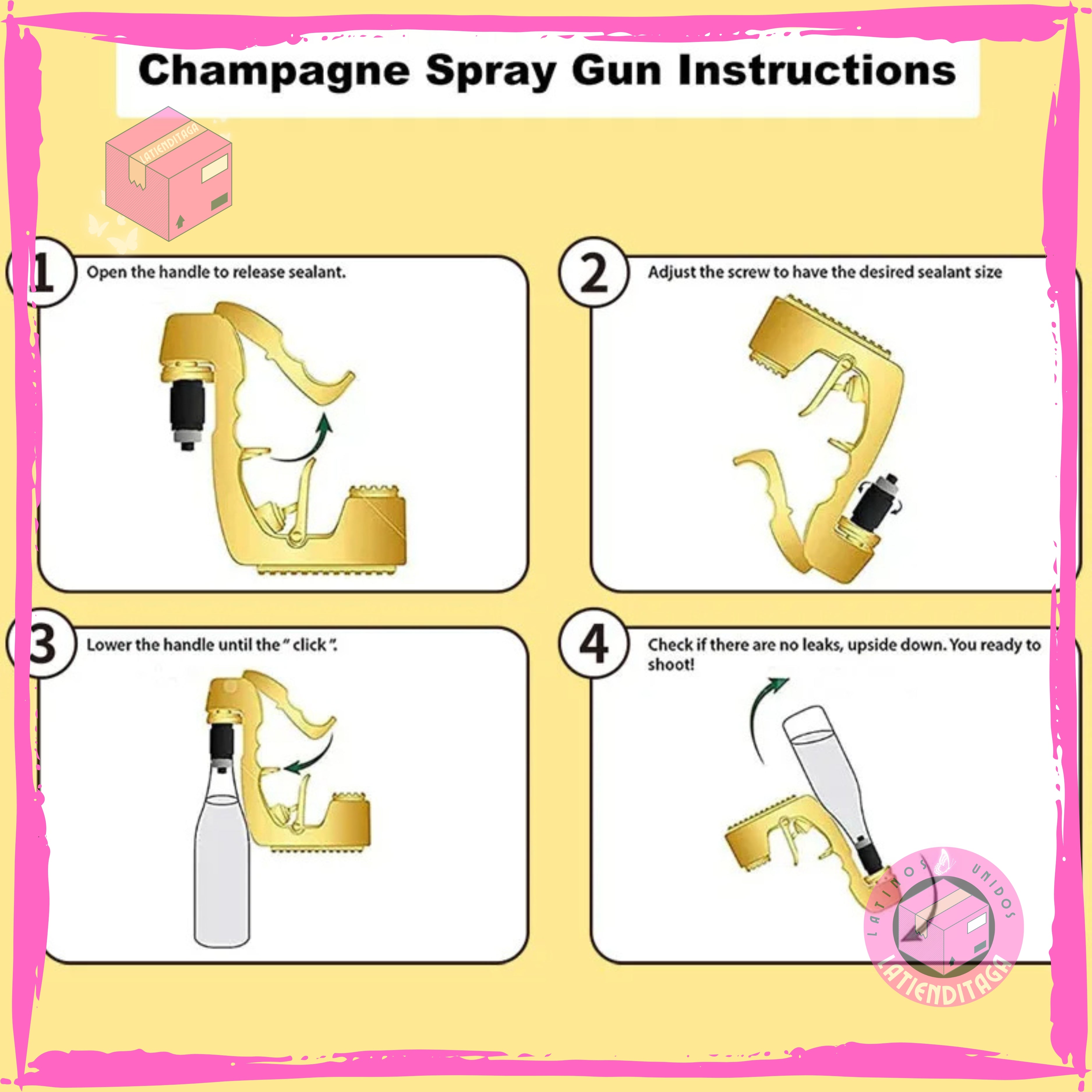 Alcohol Dispenser Gun – Shoots Champagne or Beer, Great for Parties