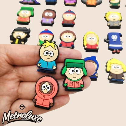 30PCS South Park Anime Croc Charms – Waterproof Cartoon Shoe Accessories Set