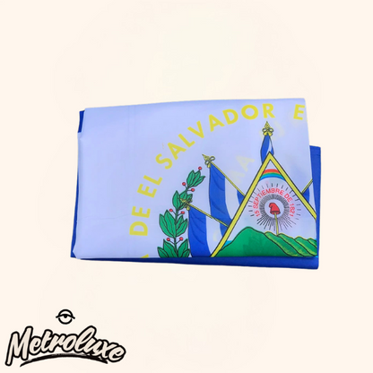 El Salvador Flag 3x5 Ft – Salvadoran National Polyester Flag Banner Lightweight