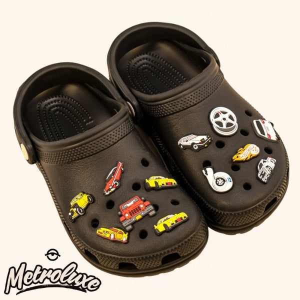 40Pcs Car Shoe Charms for Crocs – Fun & Unique Style Accessories
