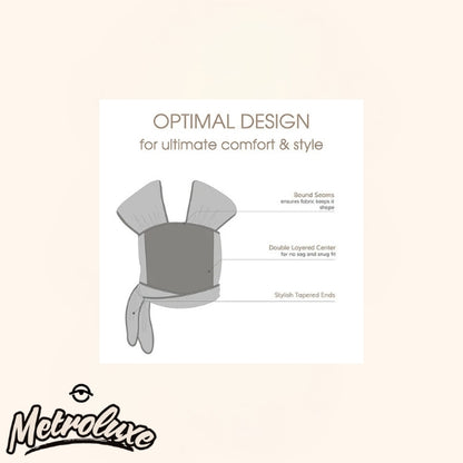 Baby Sense Wrap Carrier – Grey | Soft, Hands-Free, Adjustable Baby Sling