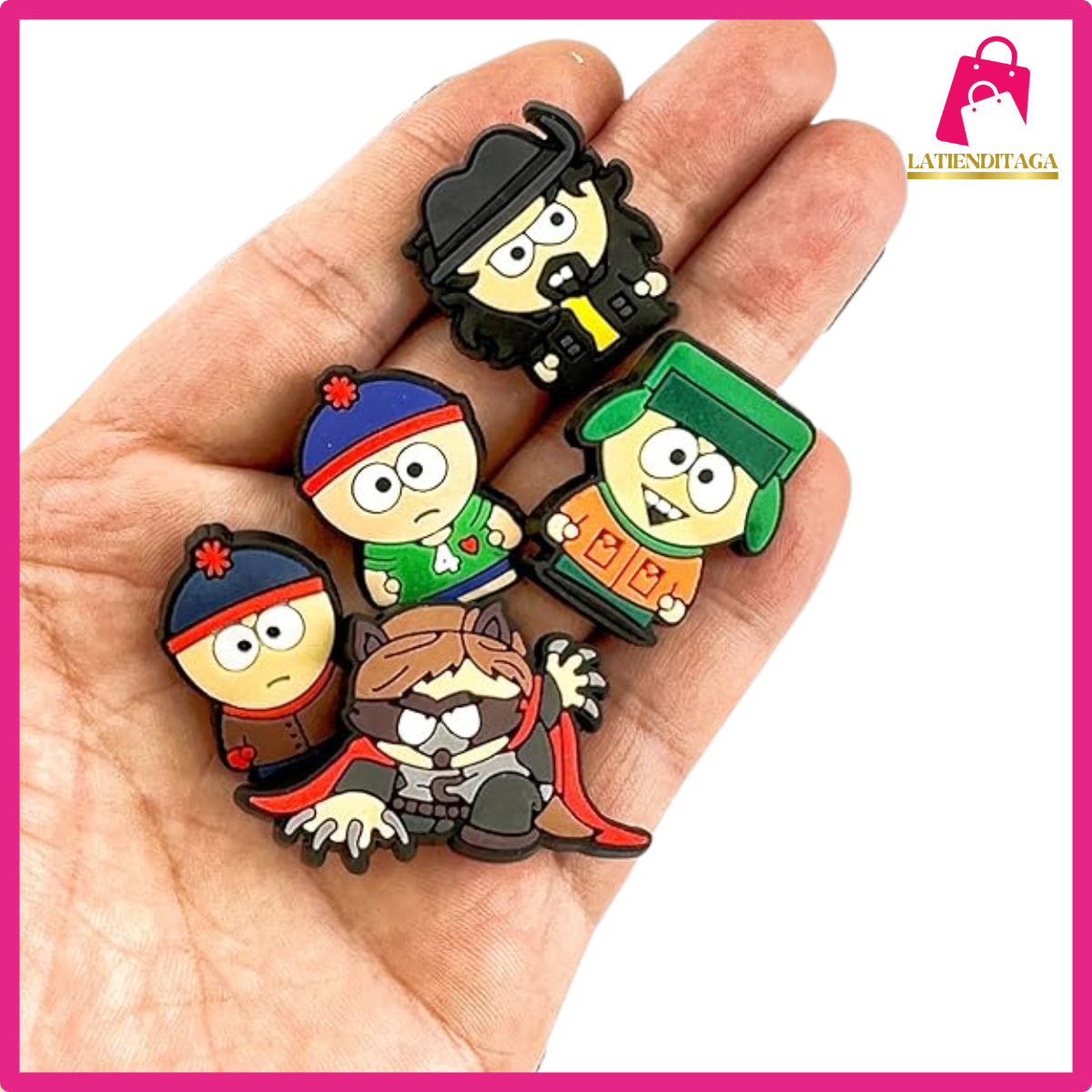 30PCS Anime for South Par* Croc Charms for Boys Girls, for South Park Merch Shoe