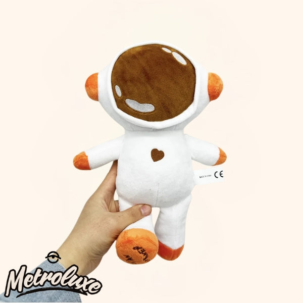 Ivan Plush Astronaut – White & Orange with Heart Detail Soft Toy