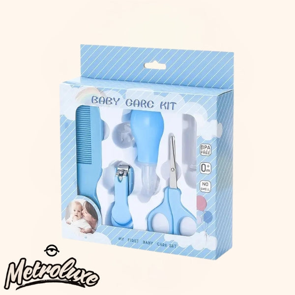 Kids Grooming Kit 5pcs – Nail Care Set for Boys & Girls – Pink or Blue