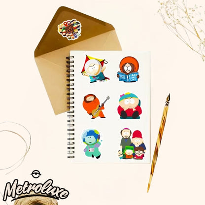 50 pegatinas aleatorias de South Park