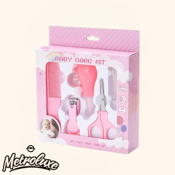 Kids Grooming Kit 5pcs – Nail Care Set for Boys & Girls – Pink or Blue
