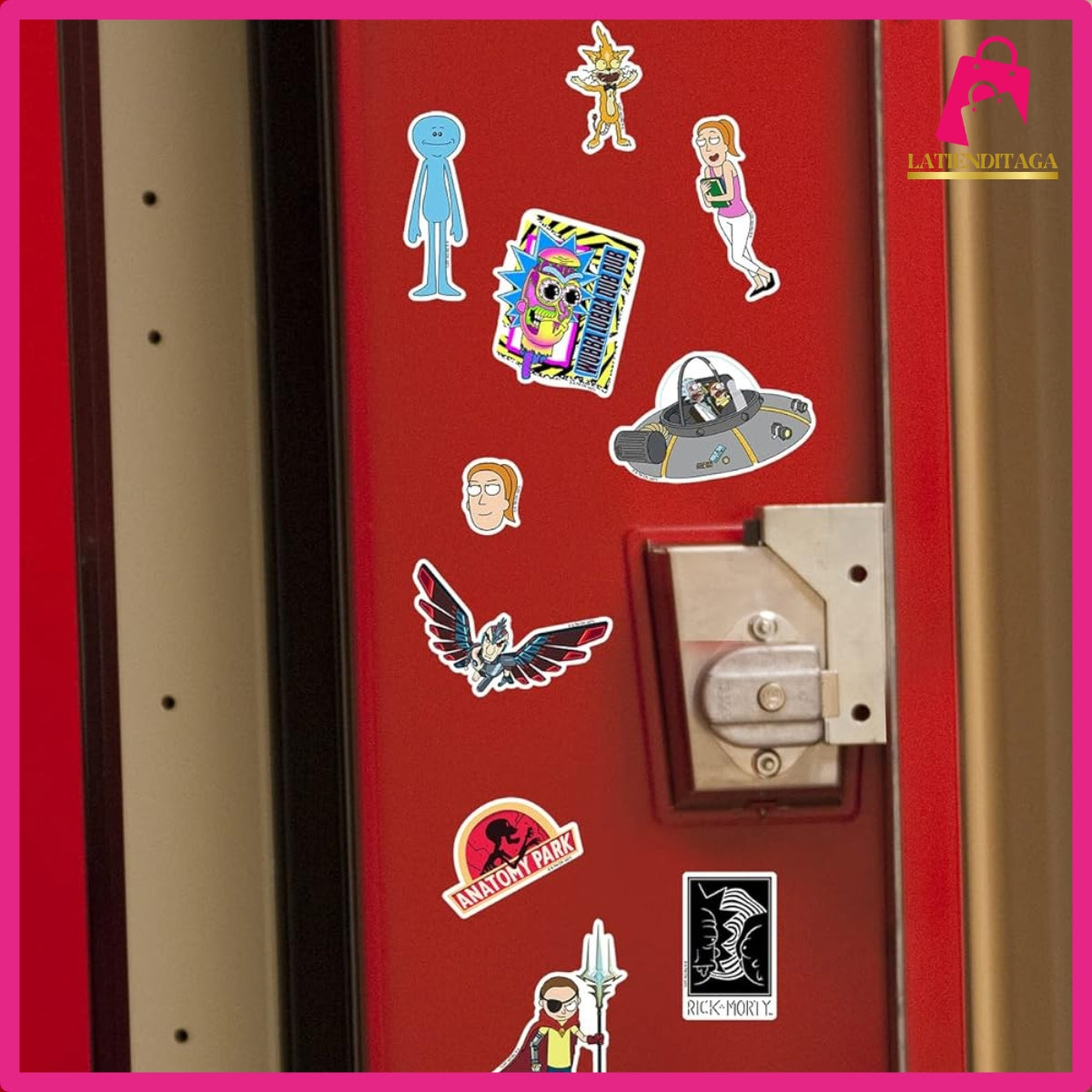 50 Pcs Ric* and Mort* Sticker Pack Die Cut Vinyl Large Deluxe Stickers Variety Pack - Laptop, Water Bottle, Scrapbooking, Tablet, Skateboard, Indoor/Outdoor