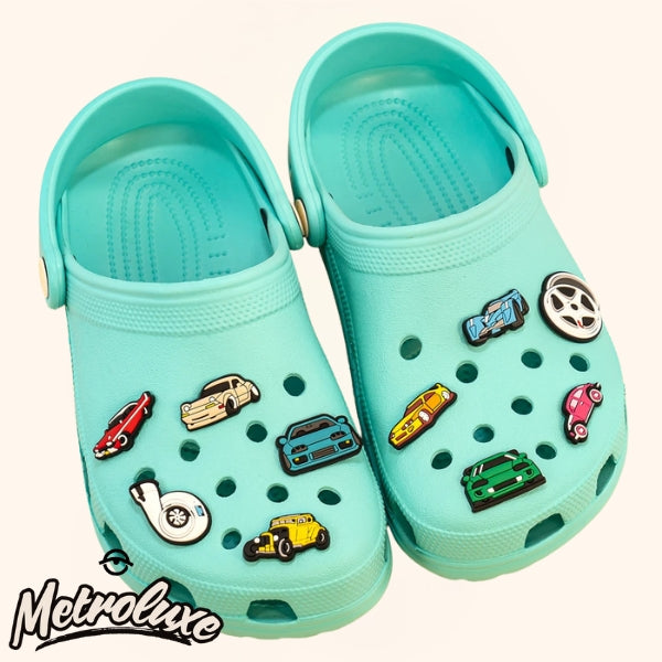 40Pcs Car Shoe Charms for Crocs – Fun & Unique Style Accessories