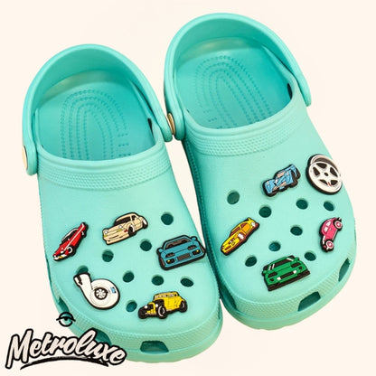 40Pcs Car Shoe Charms for Crocs – Fun & Unique Style Accessories