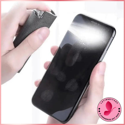 Ultimate 2-in-1 Screen Cleaning Kit: Microfiber Spray for Phones, Tablets, and More