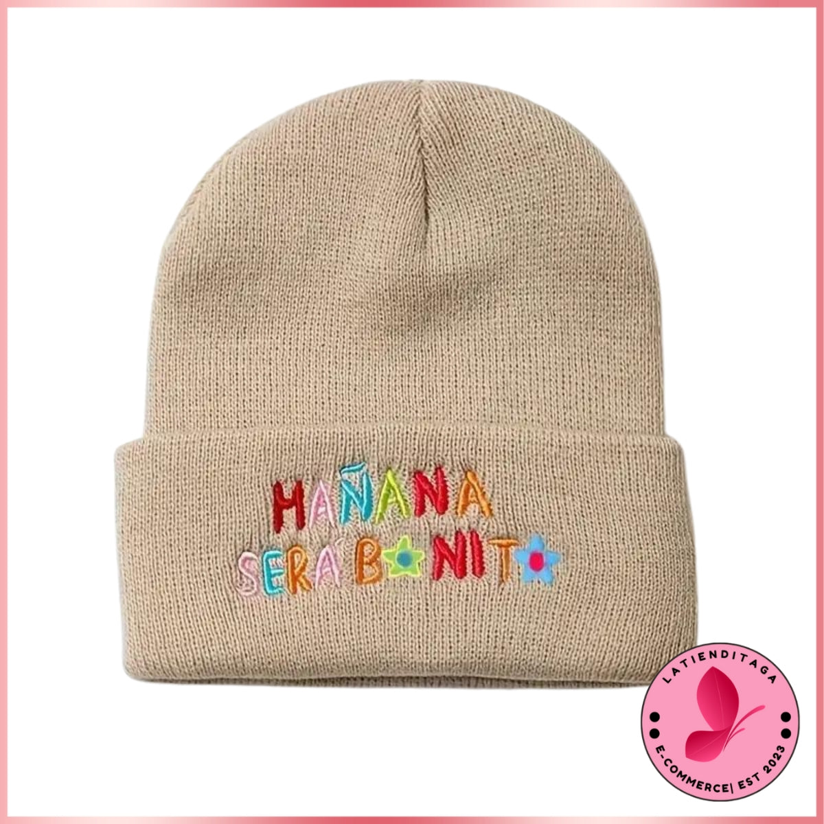 Kar*l G Knitted Beanie Hat – Warm & Stylish Winter Accessory for Men & Women
