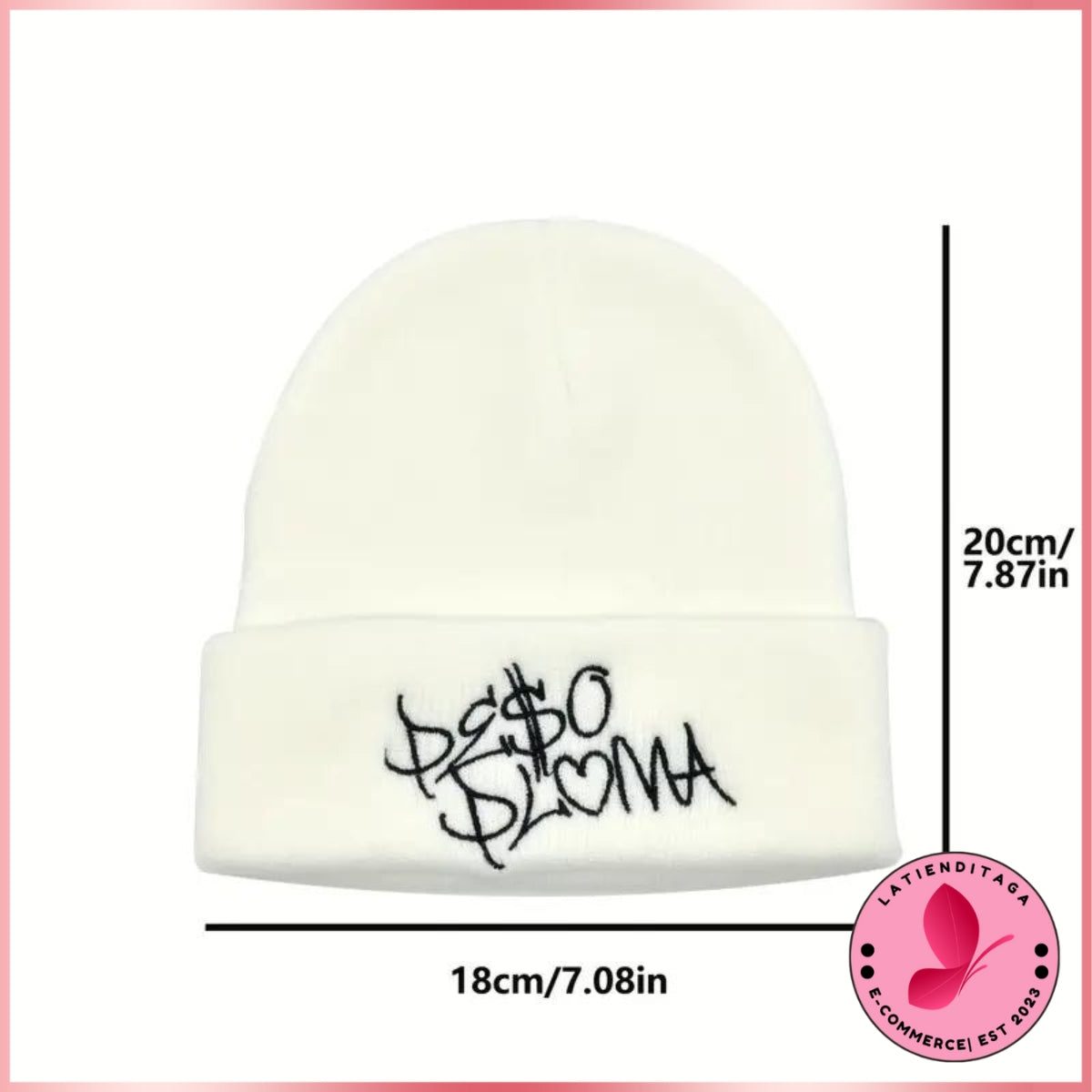 Peso Plum Unisex Beanie Hat – Warm Casual Knit Cap for Men & Women