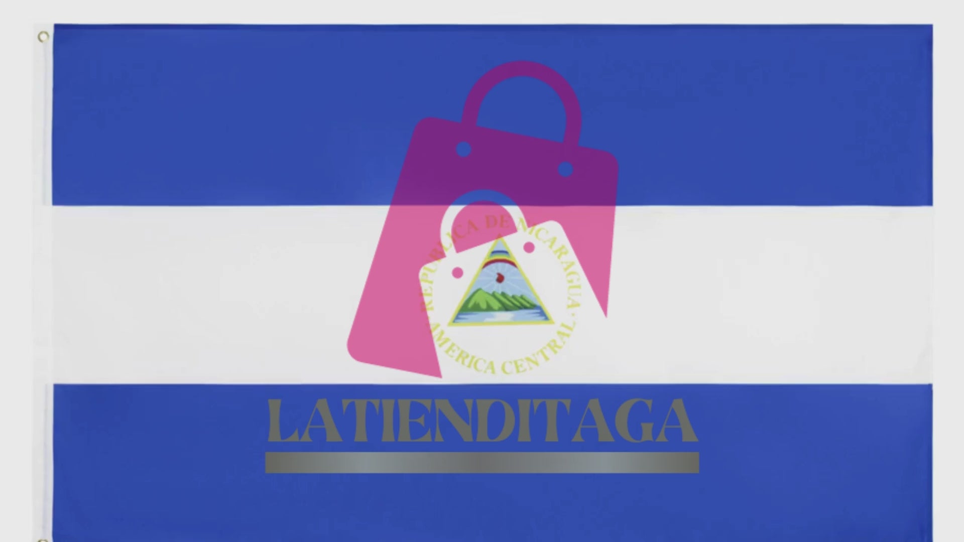 Nicaragua Flag 3x5 Ft – Polyester Banner for Outdoor, Wedding & Decoration