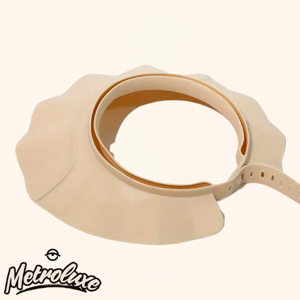 Bonnet de douche ajustable, souple et résistant à l'eau, idéal pour les tout-petits et les enfants